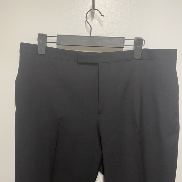 YVES ST LAURENT Black wool pants size 12  $95 - Picture 3 of 12